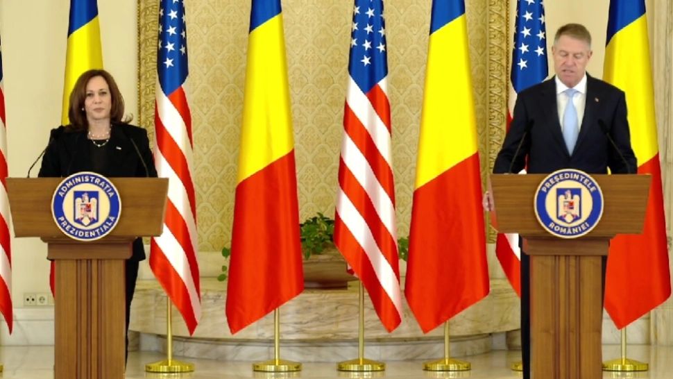 VIDEO Klaus Iohannis, după discuția cu nr.2 al SUA, Kamala Harris: Românii pot sta liniștiți, sunt apărați