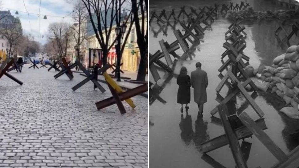 FOTO Imagine impresionată la Odessa. Orașul așteaptă tancurile rusești ca în celebrul film sovietic "Zboară cocorii"