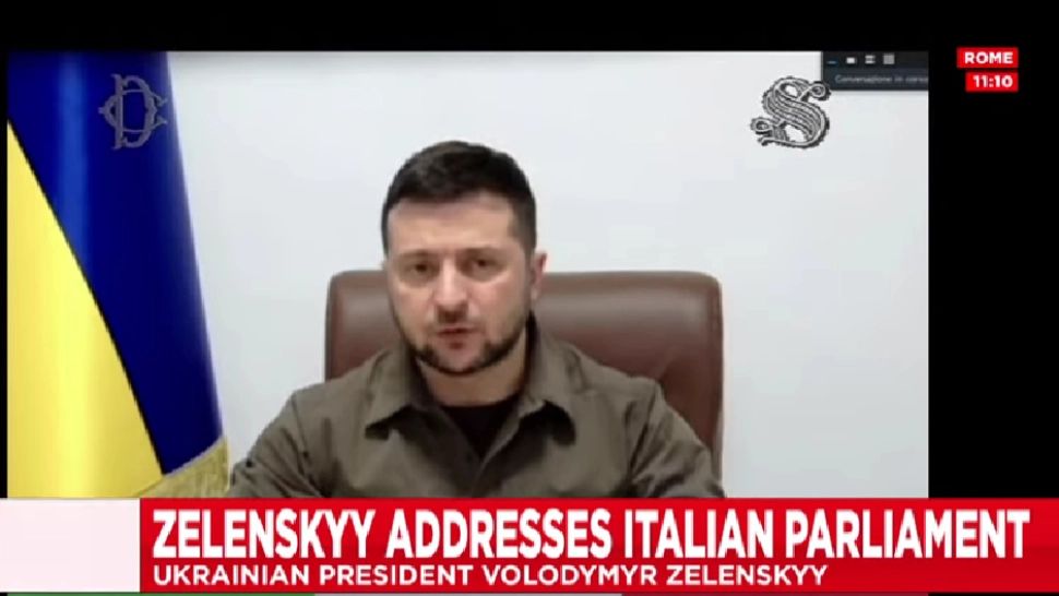 Semnal de ALARMĂ în Parlamentul italian! Zelenski: Ucraina este poarta pe unde Vladimir Putin vrea să pătrundă în Europa