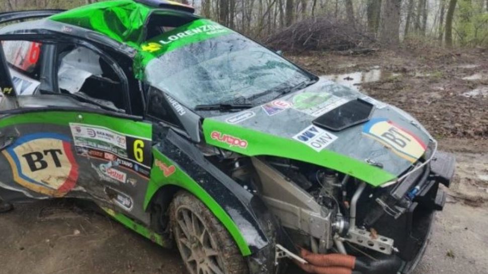 Accident grav la Raliul Maramureșului - Copilotul, în stare critică. Cum s-a produs impactul | VIDEO