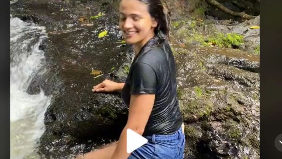 VIDEO – Clipul pe care dacă-l privești îți dă anxietate – Ce curaj nebun are o tânără – Imaginile au devenit virale