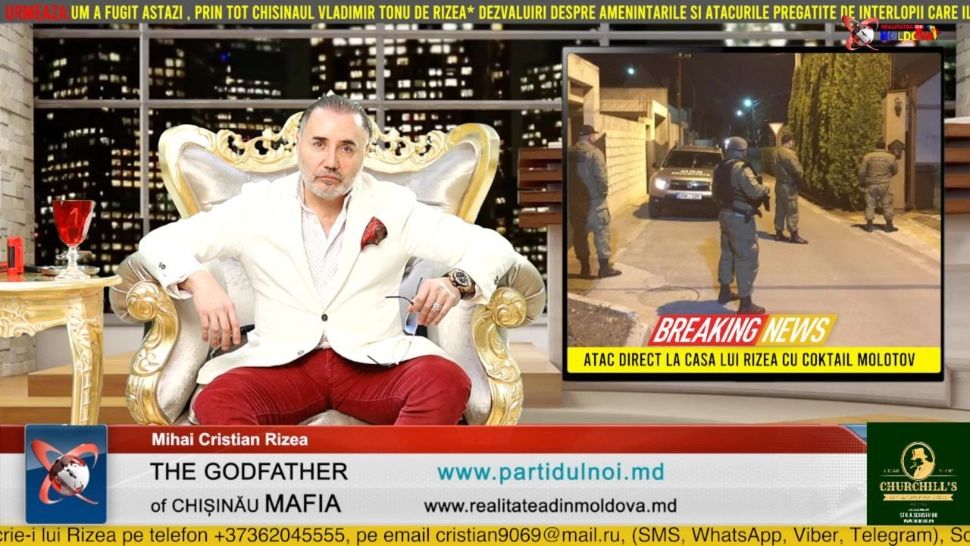 VIDEO -  Casa lui Cristian Rizea, atacată cu cocktailuri Molotov: "Asta se întâmplă dacă vrei să spui adevărul"