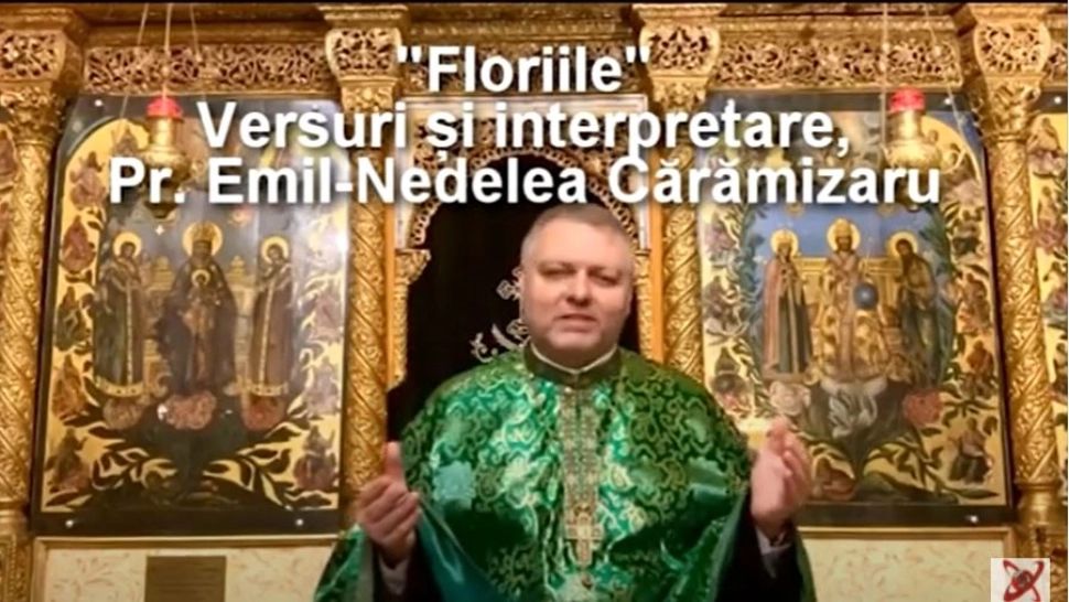 VIDEO - Moment emoționant de Florii - Preotul Emil Cărămizaru, parohul Bisericii Gheorghe Nou din Capitală, explică ce semnifică această zi