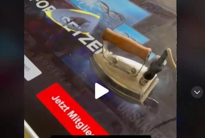 VIDEO – Experiment inedit – A pus fierul de călcat încins pe ecranul televizorului. Ce s-a întâmplat după întrece orice imaginație