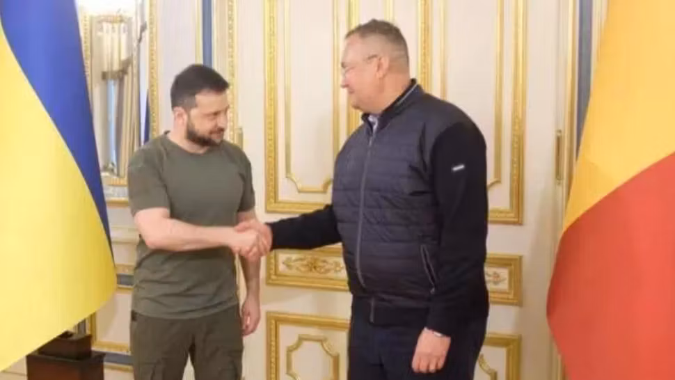 Președintele Zelenski, către Nicolae Ciucă și Marcel Ciolacu: „România este un partener de încredere. Mulțumim pentru tot ajutorul”