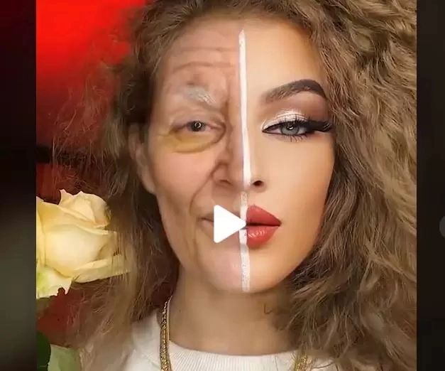 VIDEO – Cum arată o bătrână cu machiaj profesional – Imaginile, virale: “Te culci cu Maria și te trezești cu tanti Maricica”