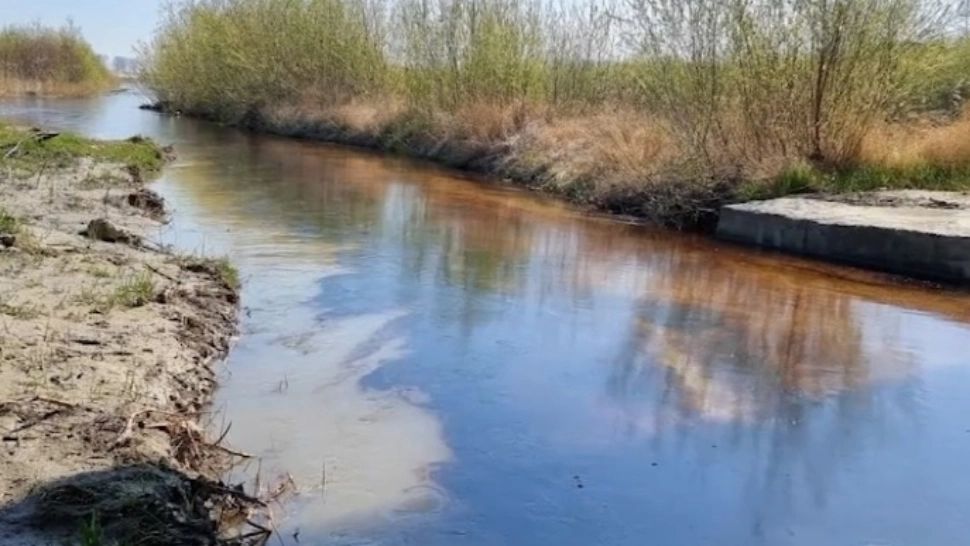 Poluare masivă cu ţiţei pe râul Olteţ