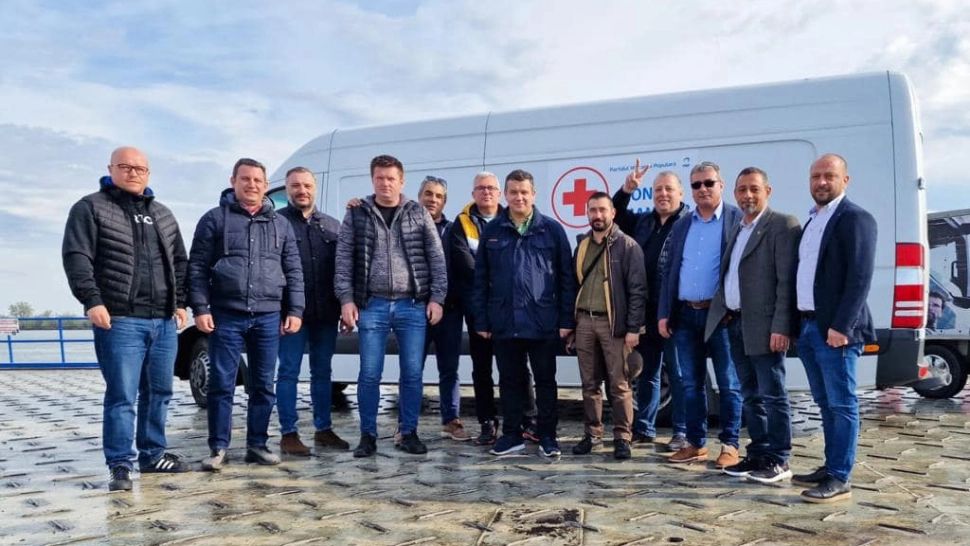 O delegație PMP a ajuns în Ucraina cu ajutoare umanitare