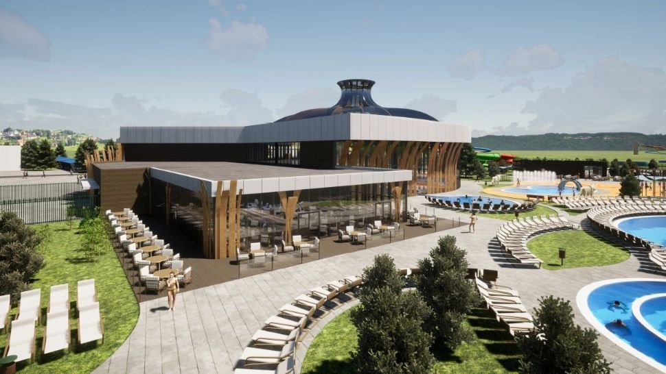 Aquapark la Salonta pe 2.8 ha - Cum va arăta complexul "Toldi", de 24 milioane de euro, bani de la Guvern