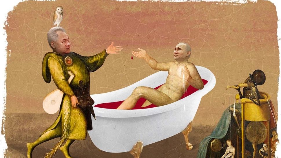 Vladimir Putin, baie în sânge din coarne de cerb. Scenariu apărut în presa americană