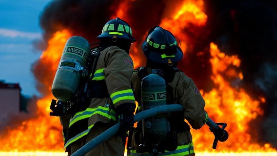 Explozie urmată de incendiu, într-un bloc din Ploiești. Scene halucinante: un bărbat și o femeie au sărit dezbrăcați de la etaj