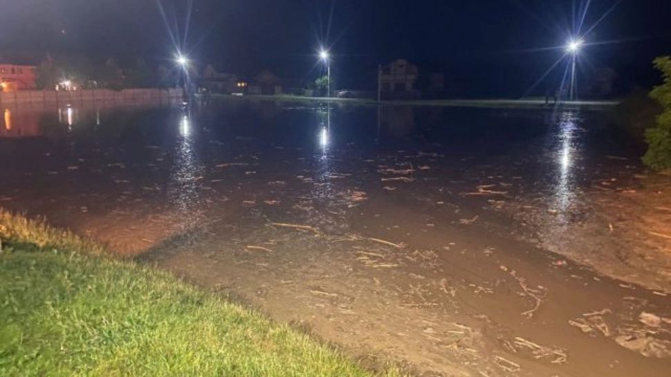 Inundațiile au făcut prăpăd în Neamț, în timpul codului portocaliu de vijelii și ploi torențiale - FOTO