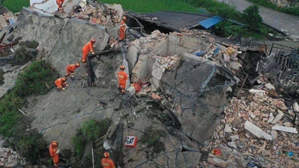 Momentul în care un cutremur de 6,1 grade lovește Sichuan - VIDEO&FOTO