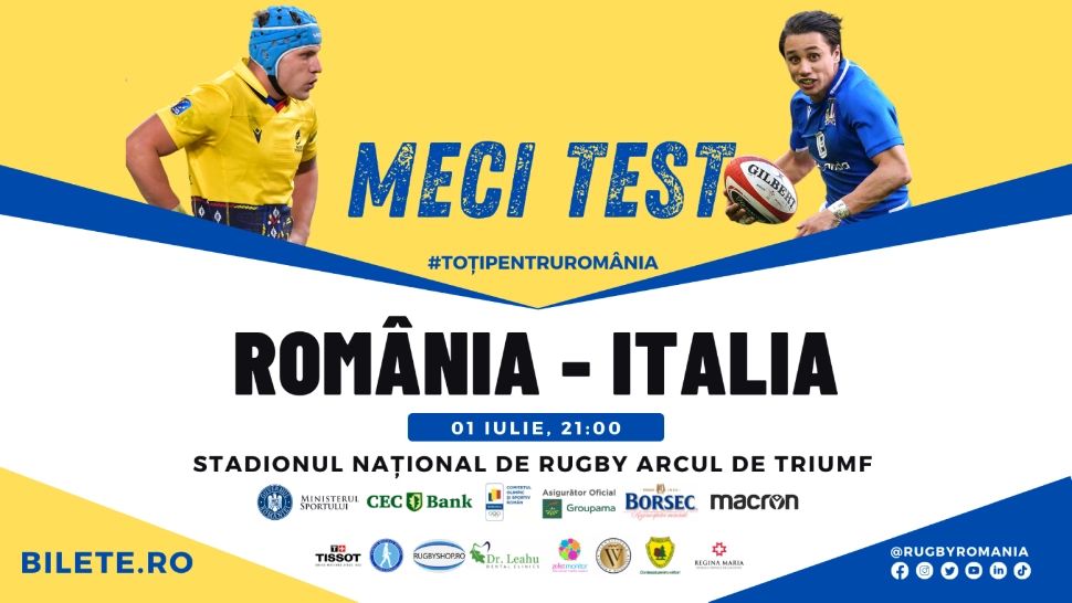 România întâlnește Italia la București, după 18 ani! Partidă de gală pentru "stejari" 
