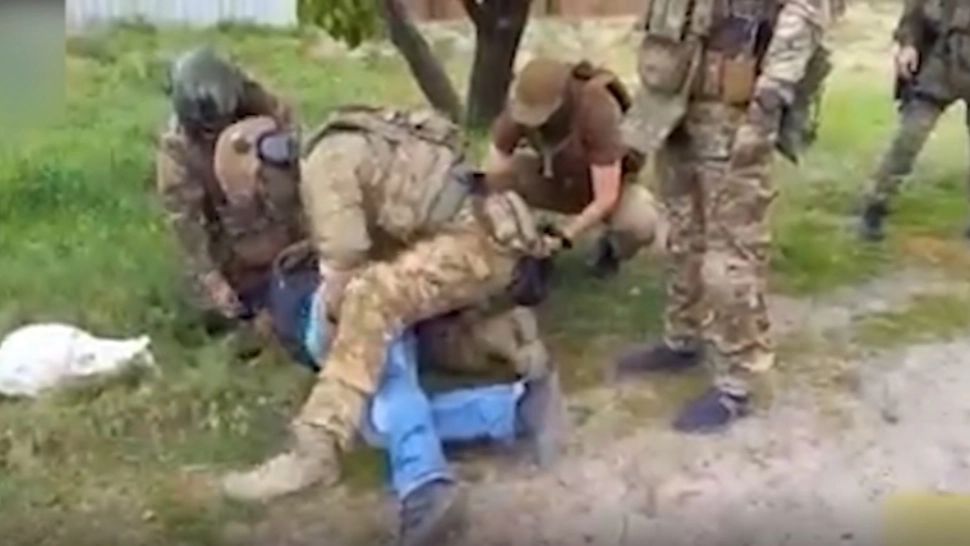 Spion rus prins de Serviciul de Securitate al Ucrainei la Harkov