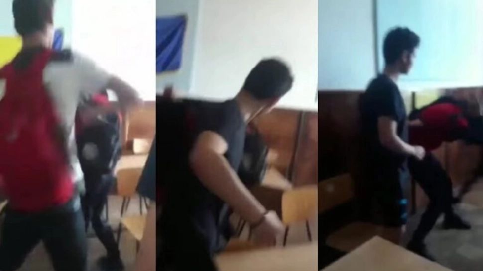 Elev bătut cu BESTIALITATE de doi colegi, în Caracal: incidentul s-a petrecut chiar în sala de curs - Imagini ȘOCANTE