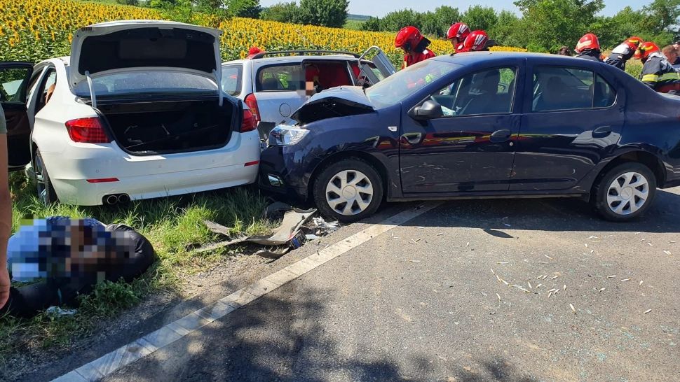 Accident lângă București - 4 persoane au murit și 7 sunt grav rănite - A fost activat planul roșu de intervenție