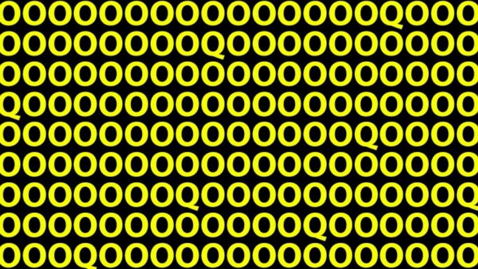 Testul de atenție pe care numai oamenii cu un IQ ridicat îl trec. Câte litere Q vezi în imagine?