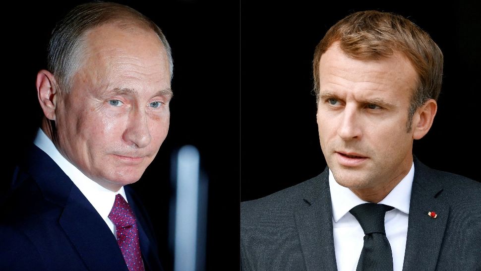 Putin, discuții cu Macron. Ce au vorbit cei doi șefi de stat cu 4 zile înainte de invadarea Ucrainei