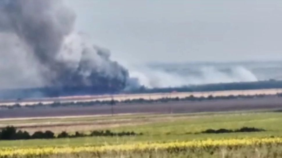 INCENDIU puternic de vegetație, în Vrancea - Ard zeci de hectare de pădure