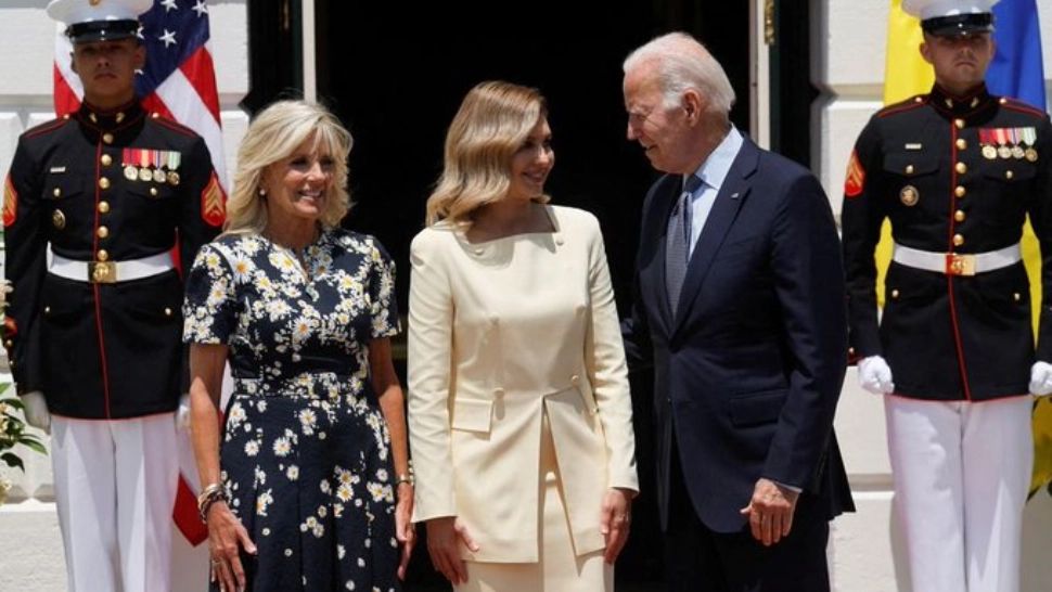 Olena Zelenska, prima vizită în SUA, în timpul războiului din Ucraina - Primire emoționantă la Casa Albă - VIDEO