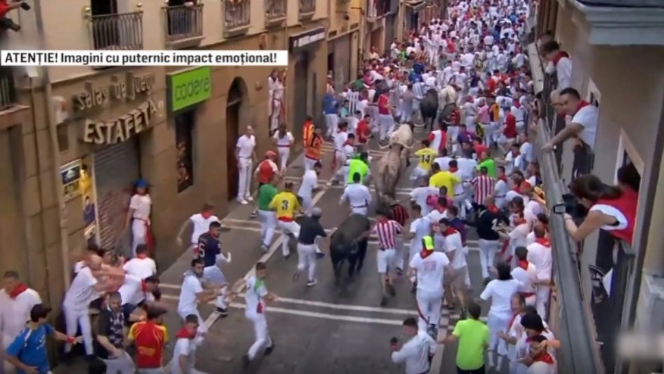 Proteste de amploare în Pamplona, după ce 8 femei au spus că au fost violate în timpul cursei cu tauri