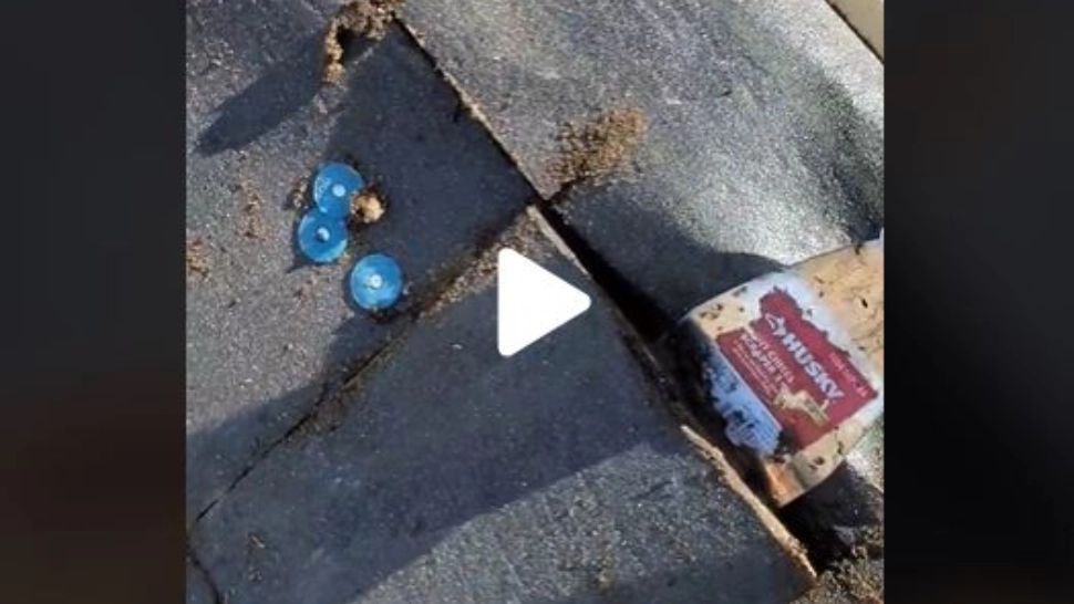 VIDEO – S-a urcat pe acoperiș pentru că nu mai suporta zgomotul ce venea din plafon – A tăiat placajul și a făcut o descoperire terifiantă