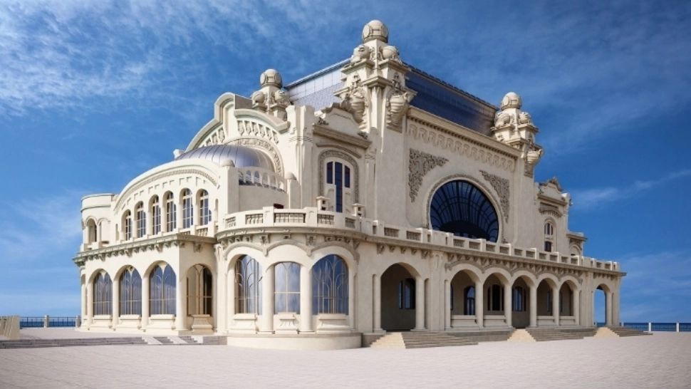 Restaurarea Cazinoului din Constanța se apropie de final. Când vor fi gata lucrările - FOTO