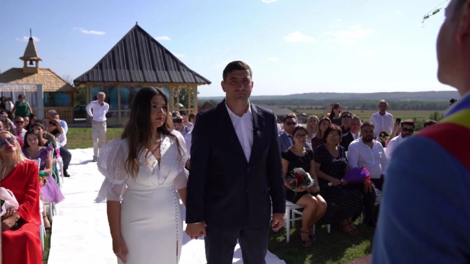 Primele declarații ale lui George Simion în calitate de bărbat căsătorit: „Nicio minciună nu ne strică bucuria de a vă avea aici pe toți”