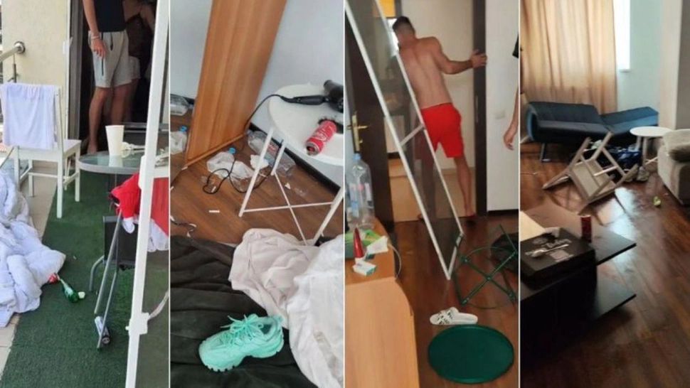 Apartament închiriat în Mamaia, devastat de un grup de tineri