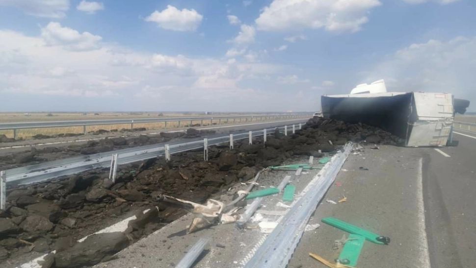 Accident spectaculos pe Drumul Expres 12, între Slatina și Balș