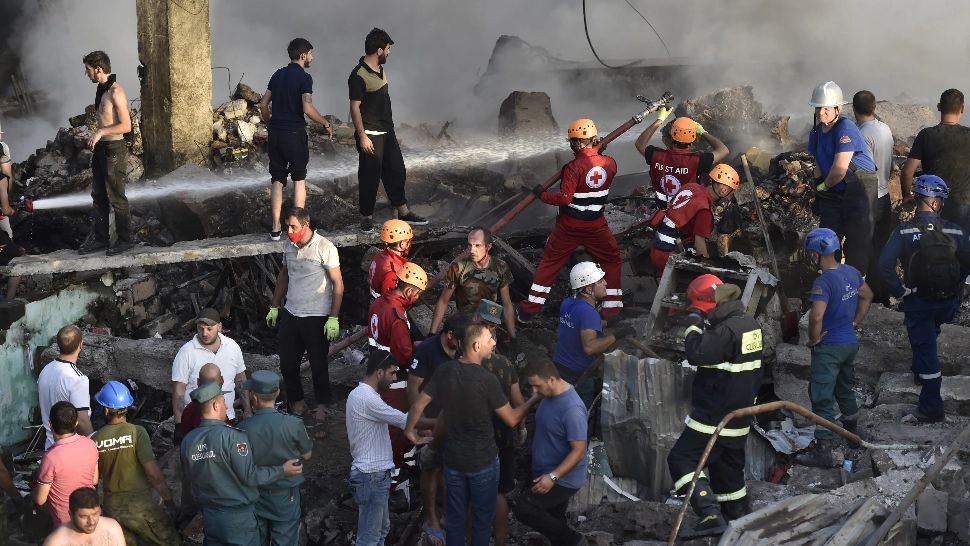 VIDEO | Explozie devastatoare într-un centru comercial din capitala Armeniei. 6 persoane au murit și peste 50 sunt rănite 