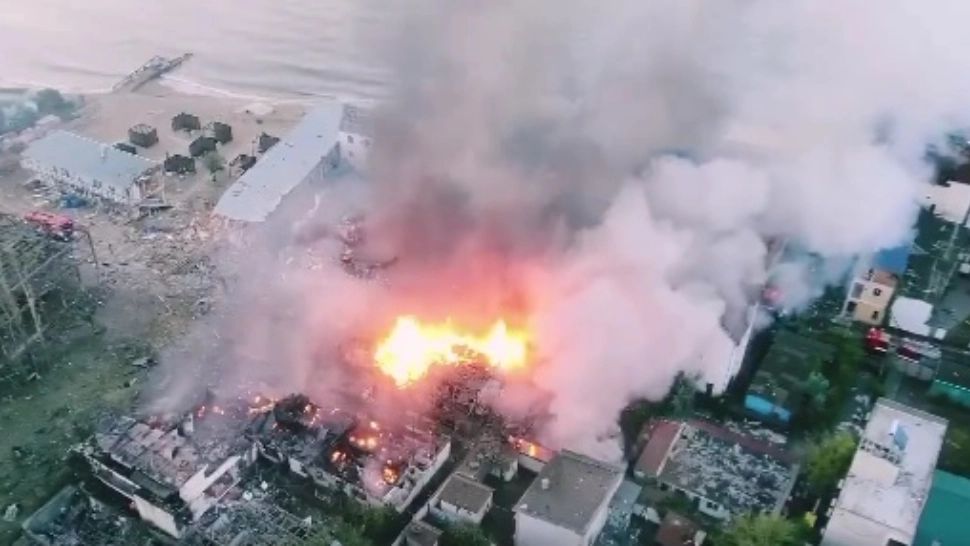 Odesa, bombardată cu rachete de croazieră - 4 persoane au fost rănite - VIDEO