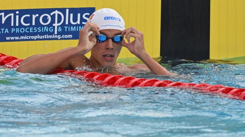 David Popovici a ratat aurul în proba de 200 m liber la Mondialele în bazin scurt