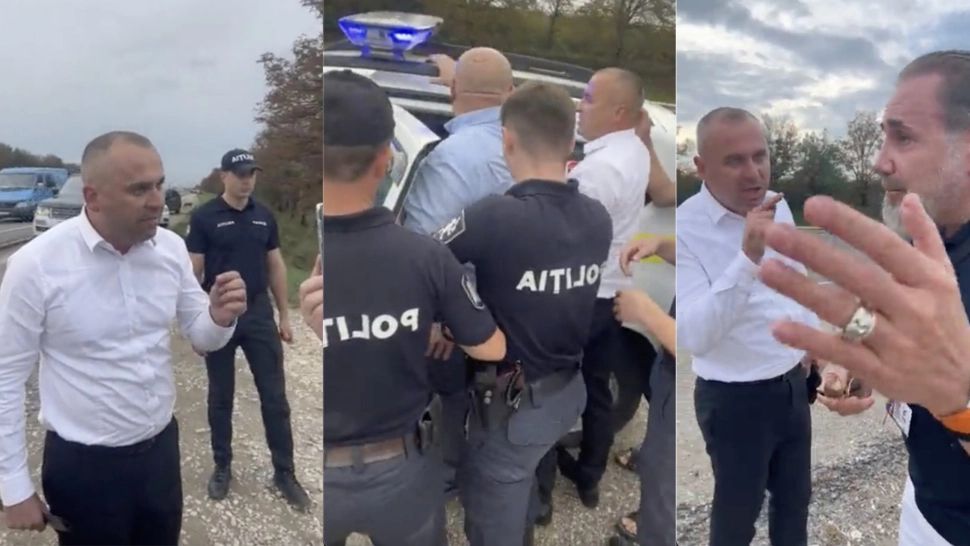 VIDEO Reforma MAI din Rep. Moldova în vremuri bune: Bărbat bruscat și escortat la poliție, pentru că vindea pepeni în stradă. Cristian Rizea – intimidat, deoarece a filmat în direct incidentul