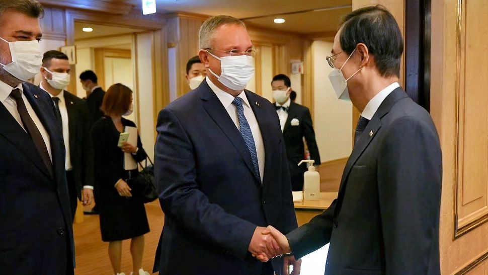 Nicolae Ciucă s-a întâlnit cu omologul său din Coreea de Sud. Premierul român a solicitat sprijin pentru aderarea României la OCDE