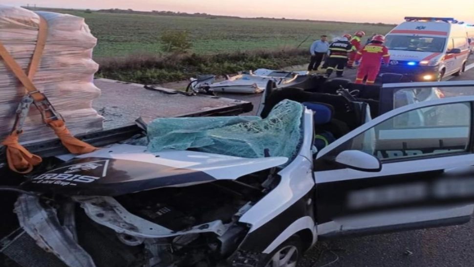 Accident teribil pe Autostrada Soarelui. Un mort și 3 răniți grav - FOTO