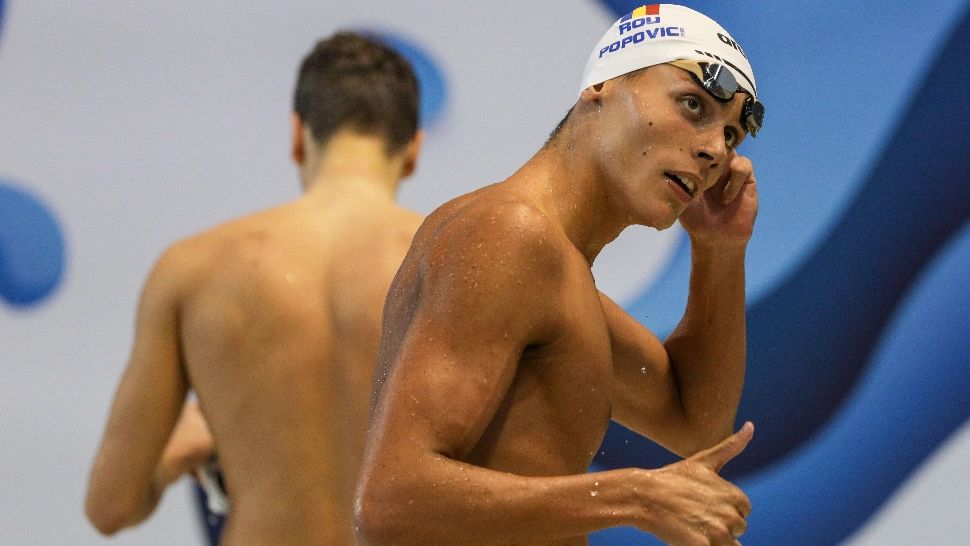 David Popovici și Patrick Dinu, în semifinale la 100 metri liber la Mondialele din Peru