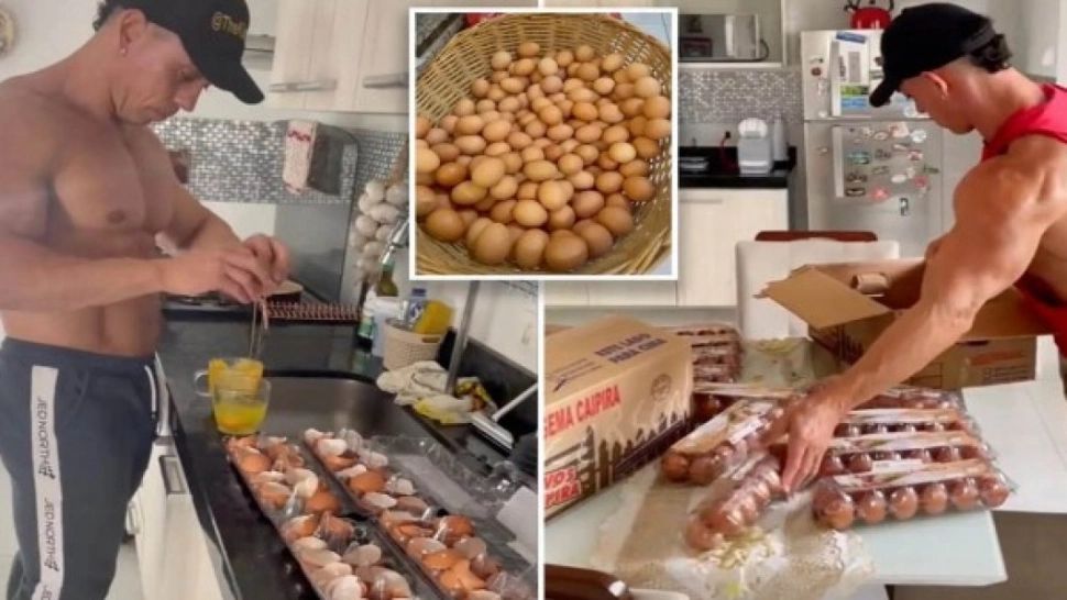 Cum arată omul care mănâncă 100 de ouă zilnic: „Lumea spune că folosesc steroizi, dar nu toți îmi văd eforturile”