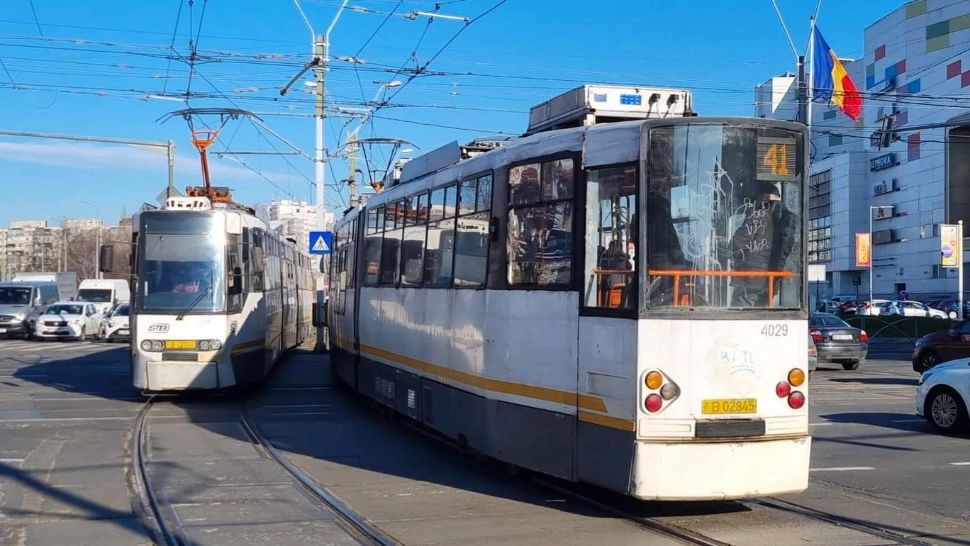 Linia tramvaiului 41 va fi suspendată în perioada 30 septembrie - 6 octombrie pentru lucrări la calea de rulare