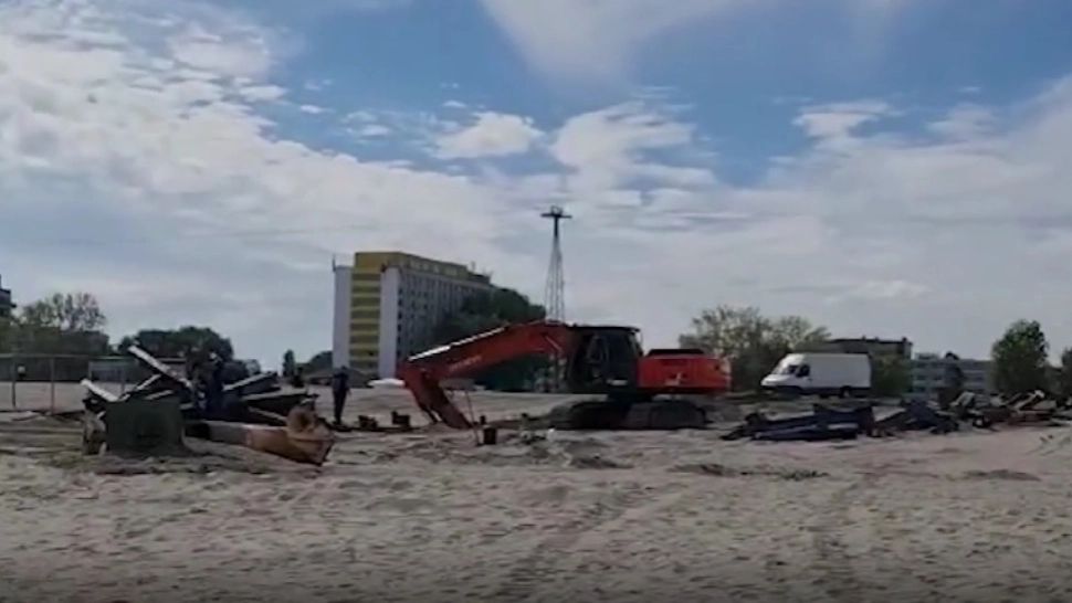 Pasarela din Mamaia, inaugurată acum 10 ani, va fi scurtată din cauza lucrărilor de lărgire a plajei