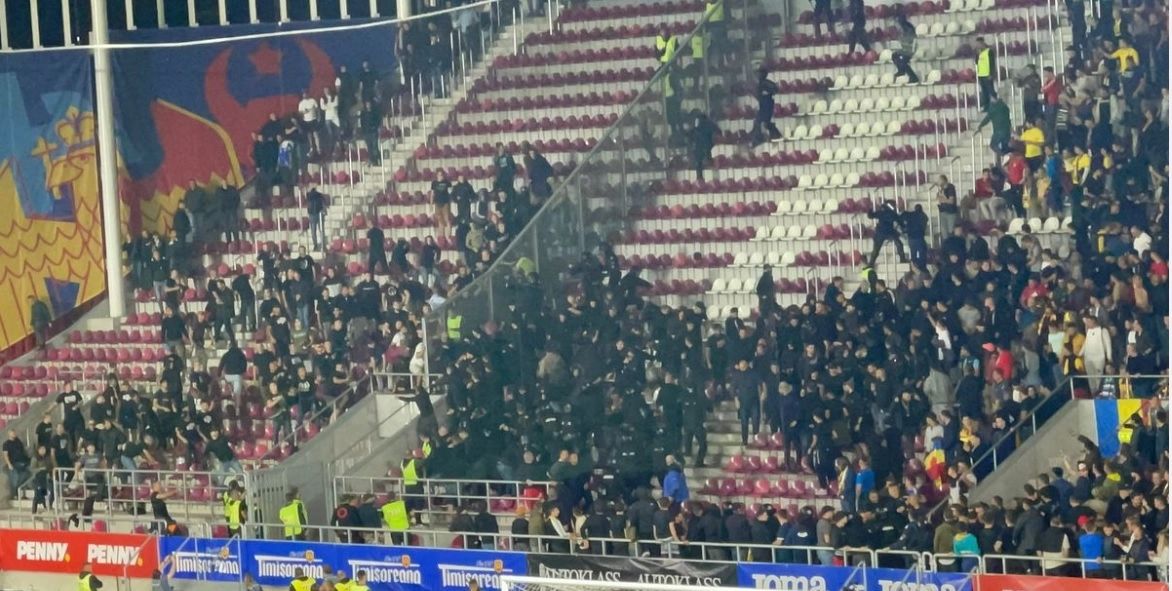 Un nou meci care a alertat autoritățile: controale asupra tuturor persoanelor și autovehiculelor înainte de FCSB și FC Rapid București