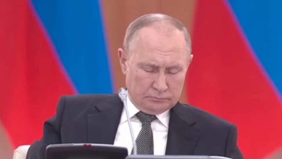 Noi semne de întrebare despre starea de sănătate a lui Putin. Liderul de la Kremlin a adormit în timpul unei întâlniri oficiale - VIDEO