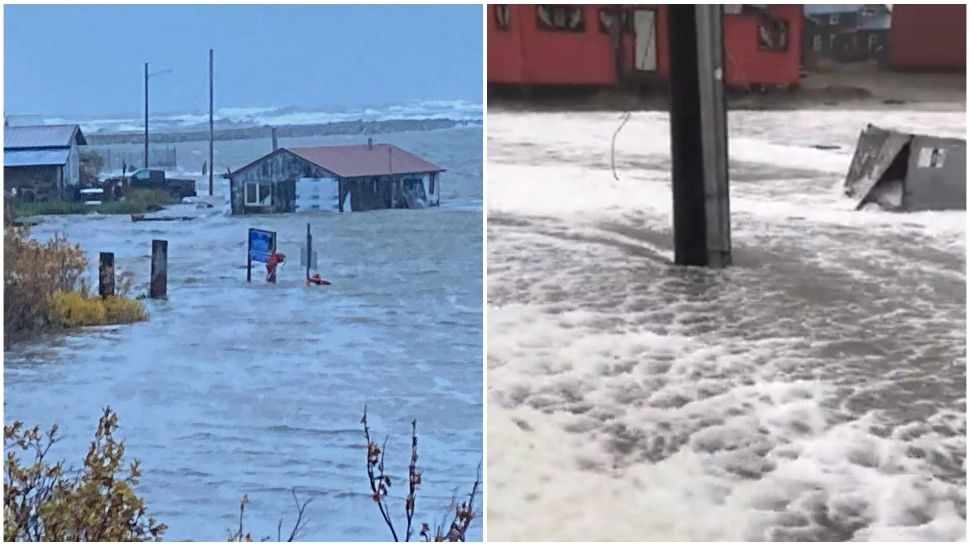 Furtuna a lăsat dezastru în urmă în Alaska: case luate de apă, copaci dărâmați de vânt - Autoritățile, în alertă - VIDEO