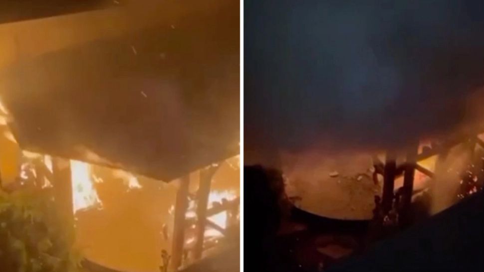 Explozie și INCENDIU violent la casa lui Igor Dodon - Ce spune fostul președinte moldovean - VIDEO