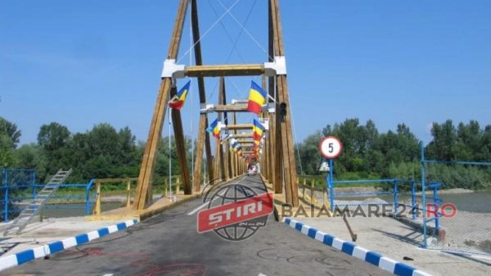 Pericol major la Sighetul Marmației. Podul istoric dintre România și Ucraina stă să se prăbușească
