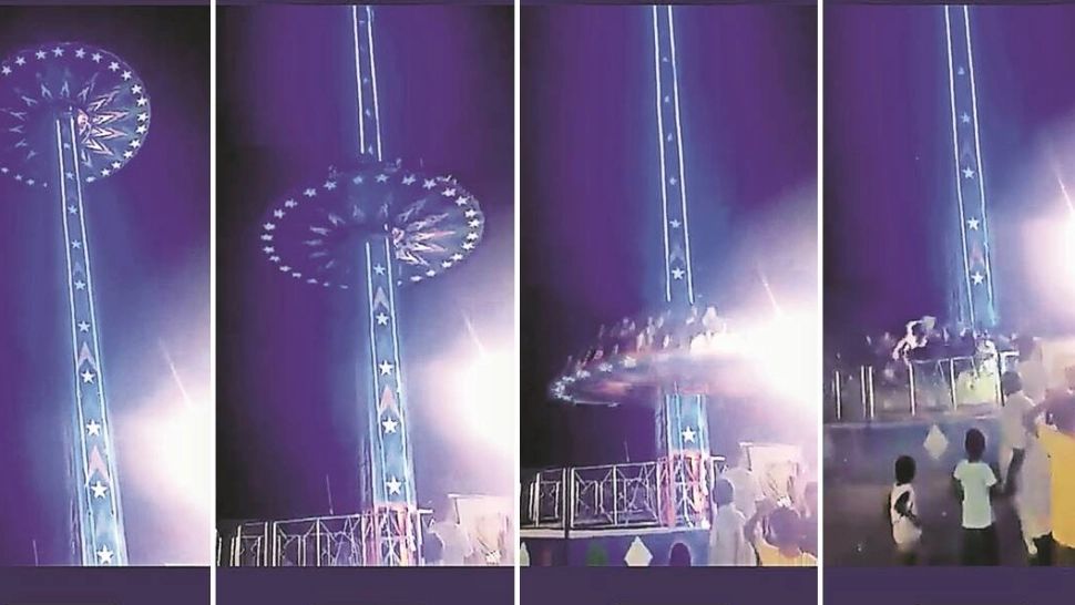 TRAGEDIE în parcul de distracții: cel puțin 16 victime - Momentul în care roata plină cu oameni se prăbușește - VIDEO