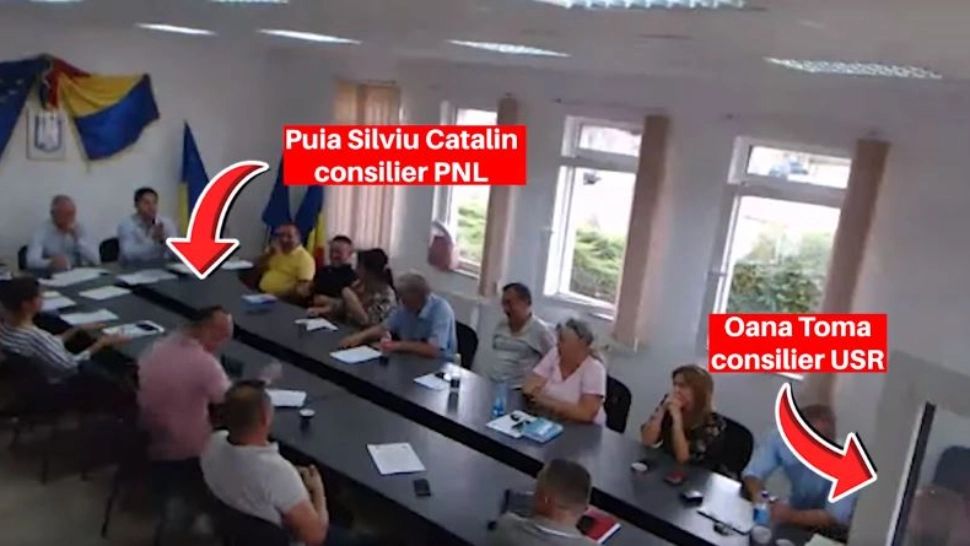 VIDEO - Scandal în USR, o consilieră a fost AGRESATĂ în timpul unei ședințe, de un coleg: "Să vezi ce-ți fac!"