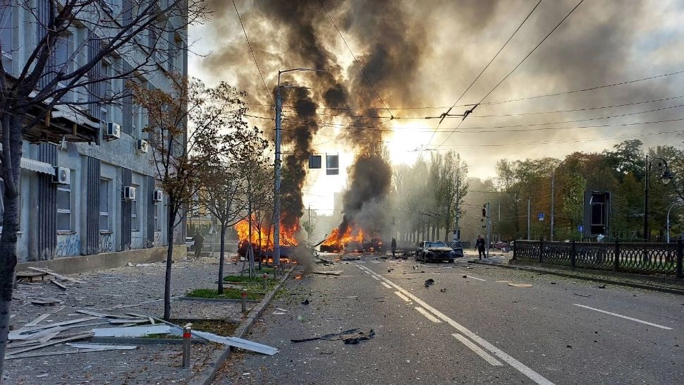 Explozii violente în centrul Kievului. Mai multe persoane au murit - Primarul orașului confirmă atacul - VIDEO