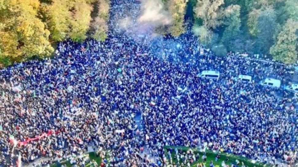 Proteste impresionante în Germania față de regimul din Iran - 80.000 de oameni pe străzile din Berlin - FOTO&VIDEO